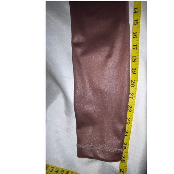 Athleta Leggings with Beautiful Copper Sheen - Size S - Picture 11 of 12